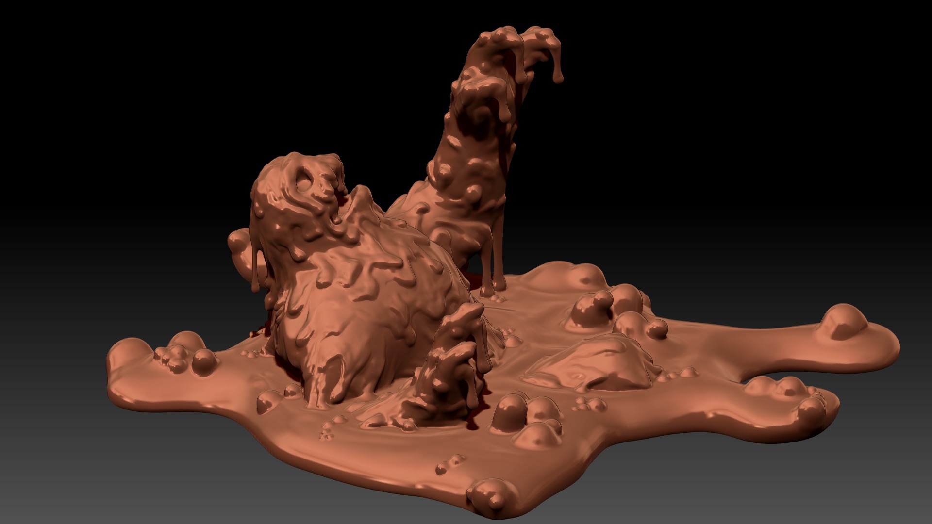 Mudman Low-poly 3D model_10