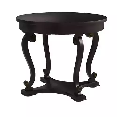  Early 19th Century Italian Ebonised Centre Table 3D model