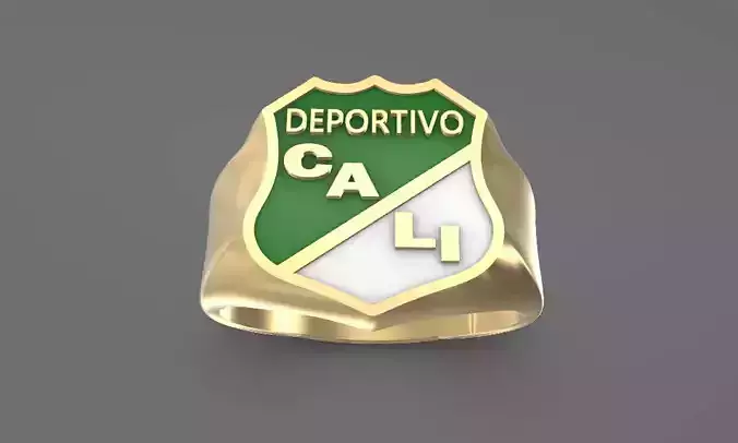 Anillo del DEPORTIVO CALI 3D print model