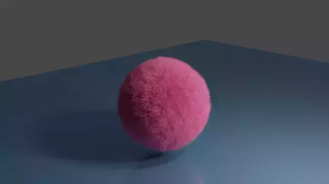 Soft Pink Velvet Sphere
