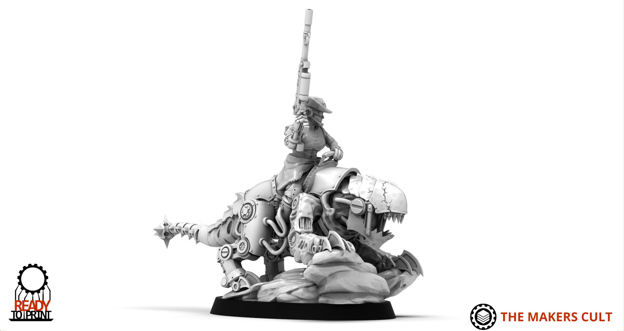 Ironblood - Mounted Ranger Leaders 3D print model_1