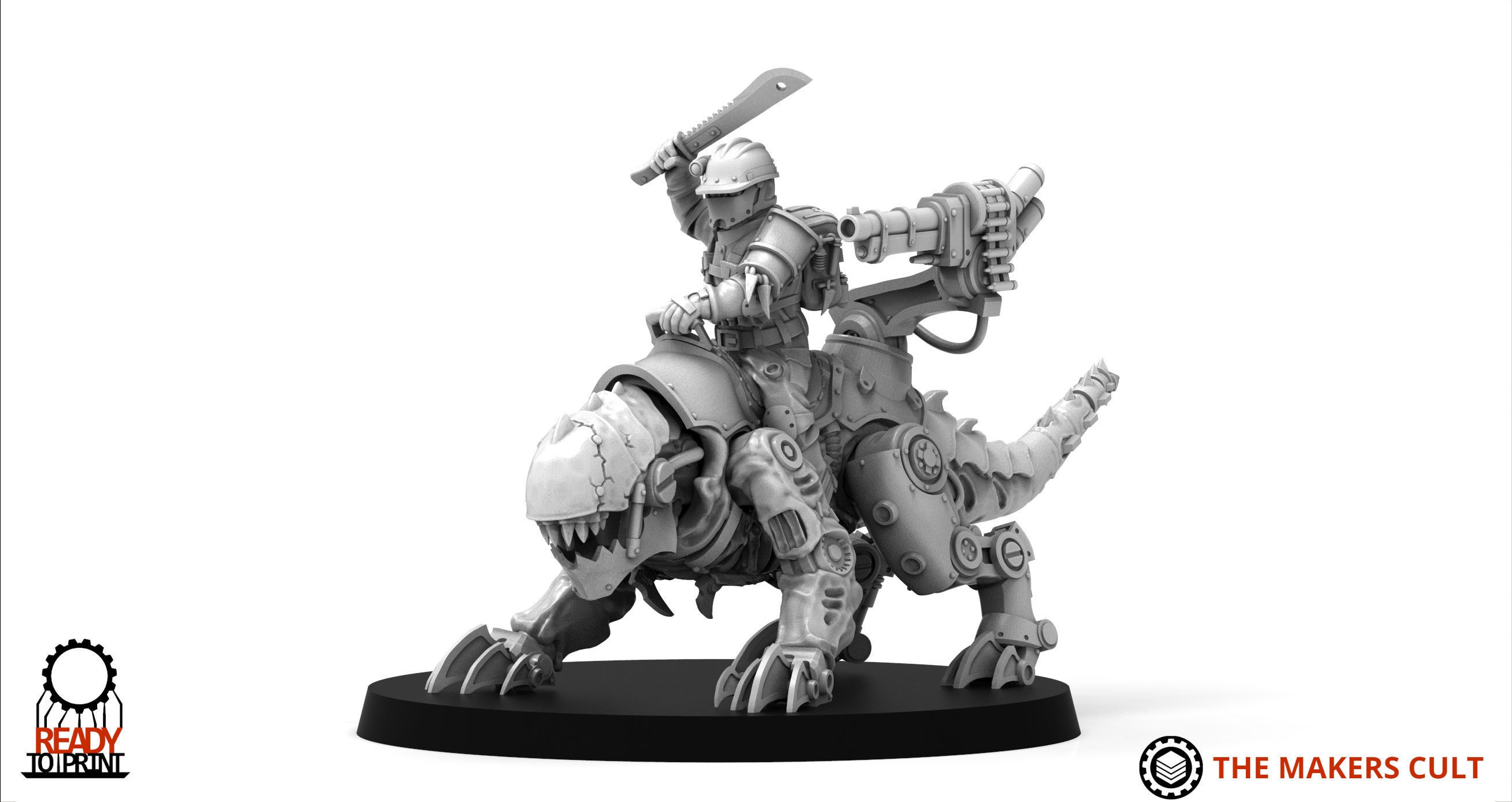 Ironblood - Mounted Ranger Leaders 3D print model_5