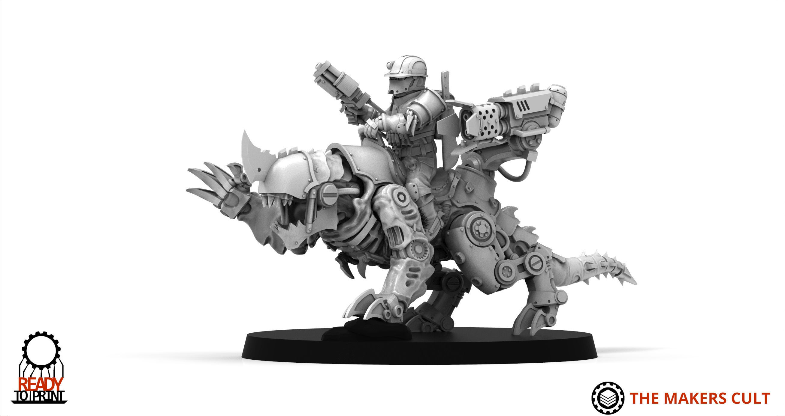 Ironblood - Mounted Ranger Leaders 3D print model_4