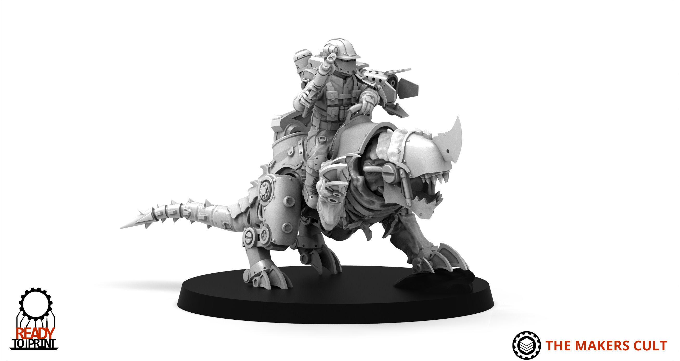 Ironblood - Mounted Ranger Leaders 3D print model_3