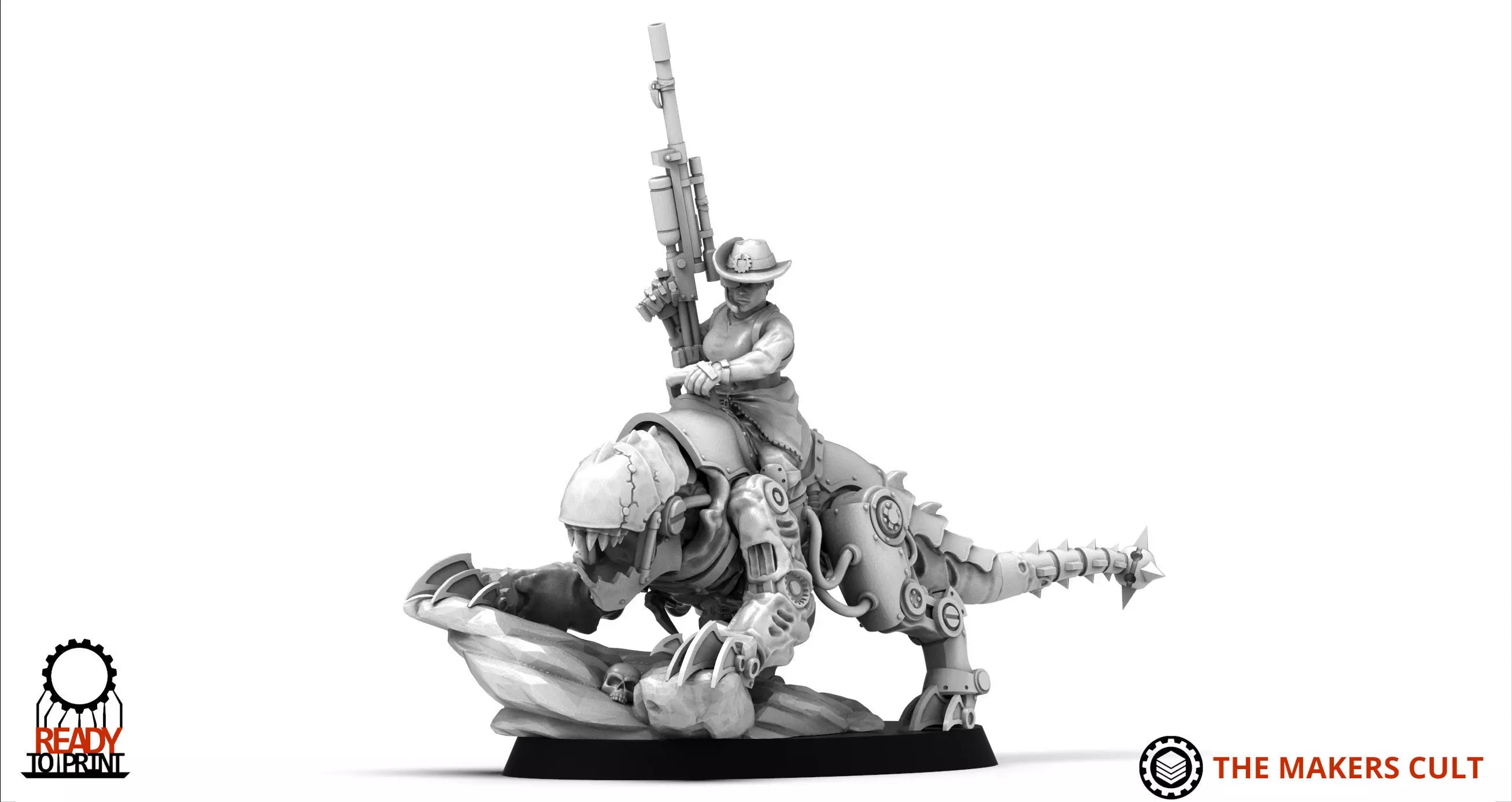 Ironblood - Mounted Ranger Leaders 3D print model_0
