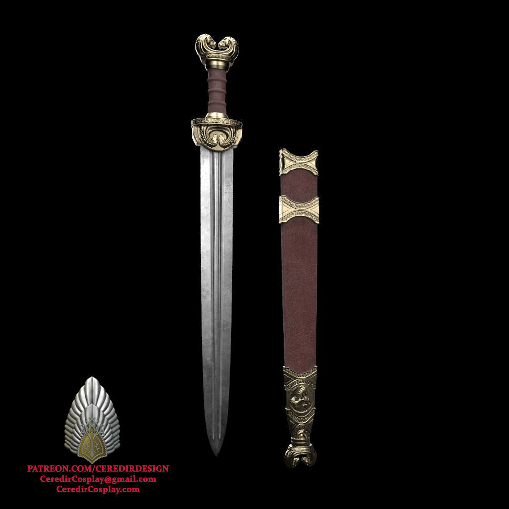 Hera Sword War of Rohirrim lord of the rings 3D DIGITAL DOWNLOAD 3D print model_2