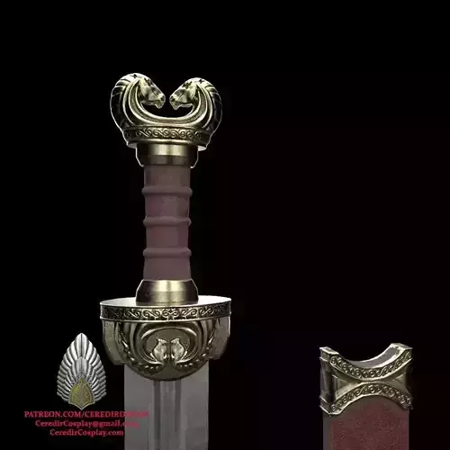 Hera Sword War of Rohirrim lord of the rings 3D DIGITAL DOWNLOAD 3D print model