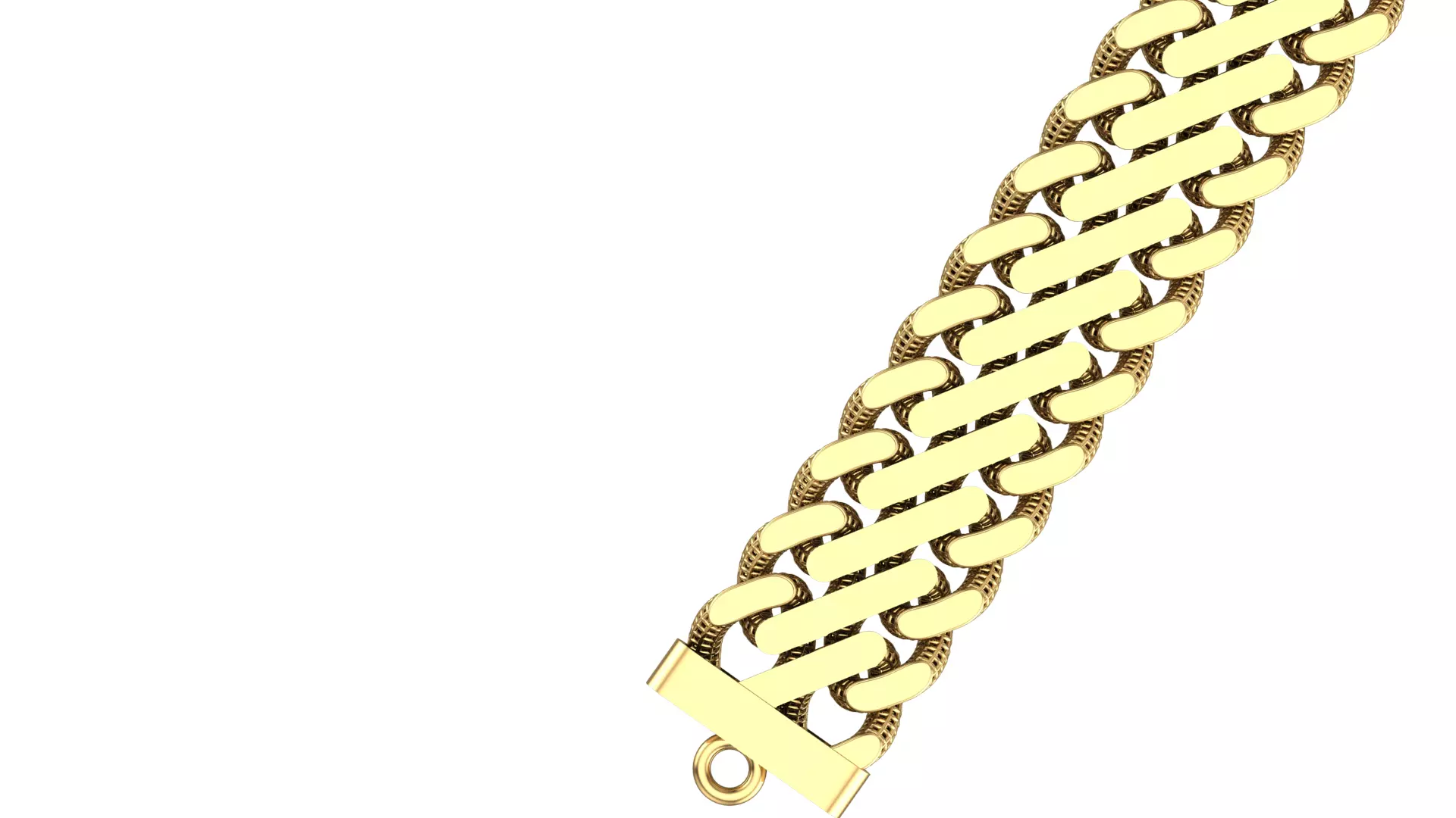 3d chain cuban model 3D print model_0