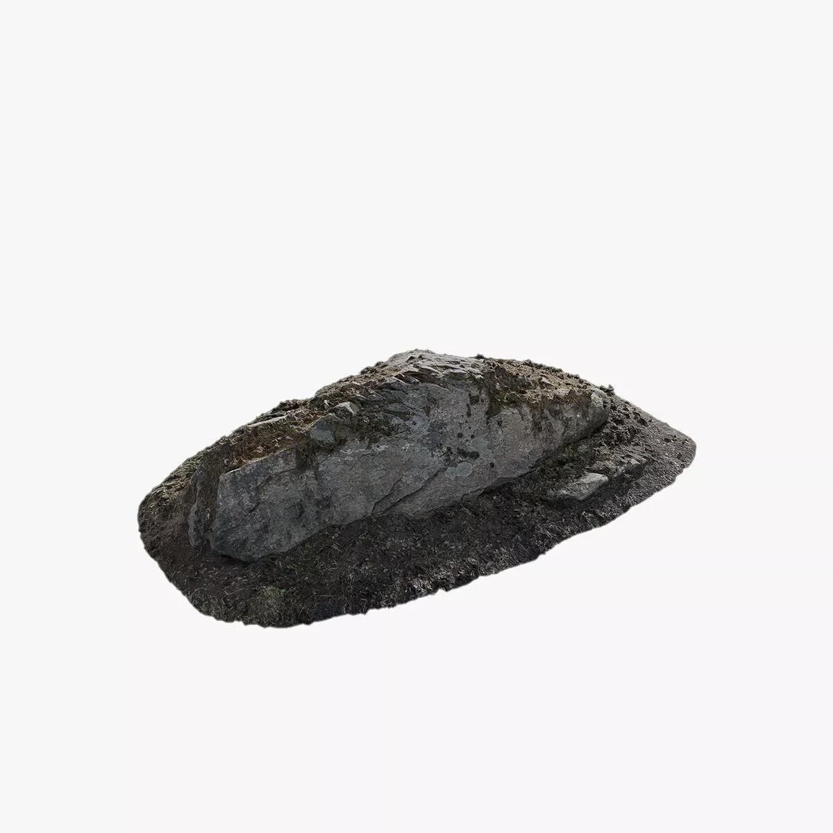Anydrafts Mossy Rock 13 Low-poly 3D model
