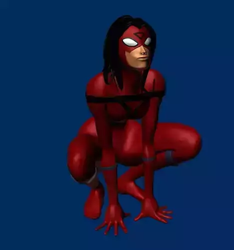 Spiderwoman 3D print model