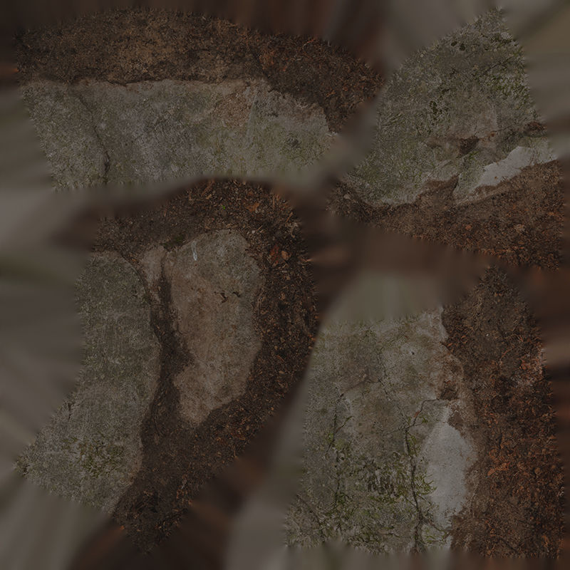 Anydrafts Mossy Rock 19 Low-poly 3D model_8