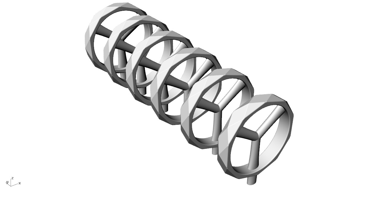 GEM 04 ring 011 3D print model_4