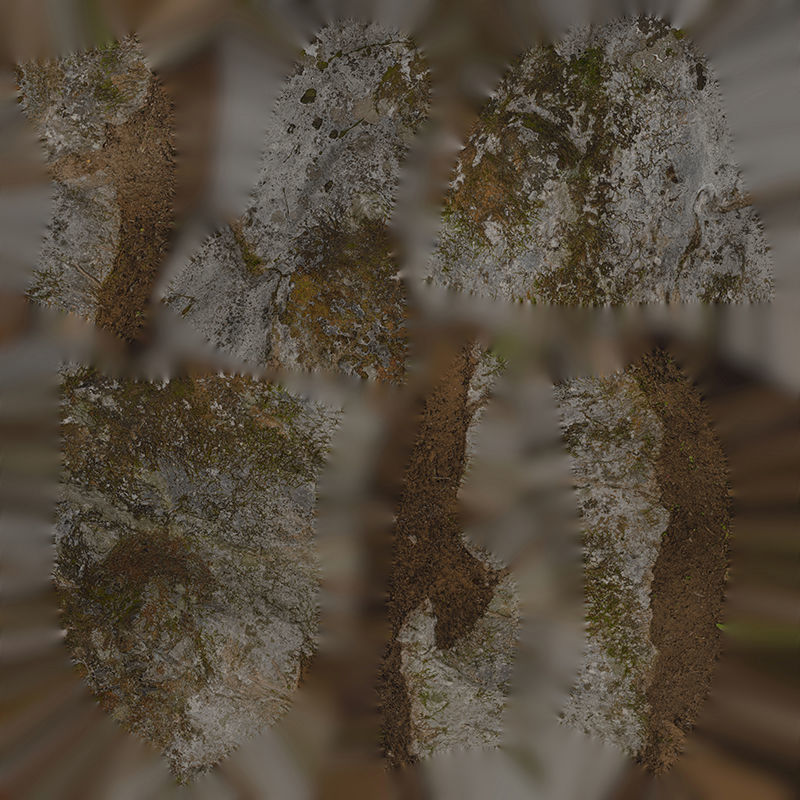 Anydrafts Mossy Rock 21 Low-poly 3D model_8