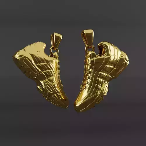 Sneaker Pendant - Nike Air Max 95 shoe pendant 3D print model