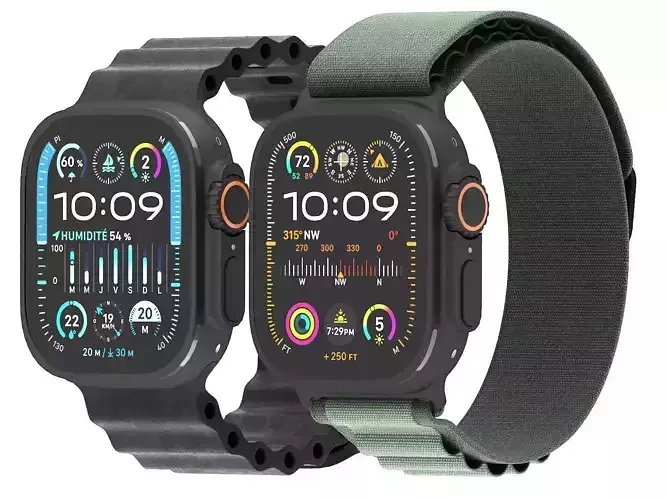 Apple watch ultra 2 black titanium