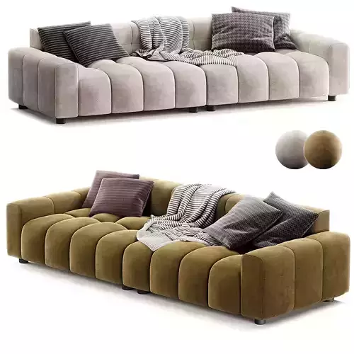 Dot 3 Seat Sofa 3D model