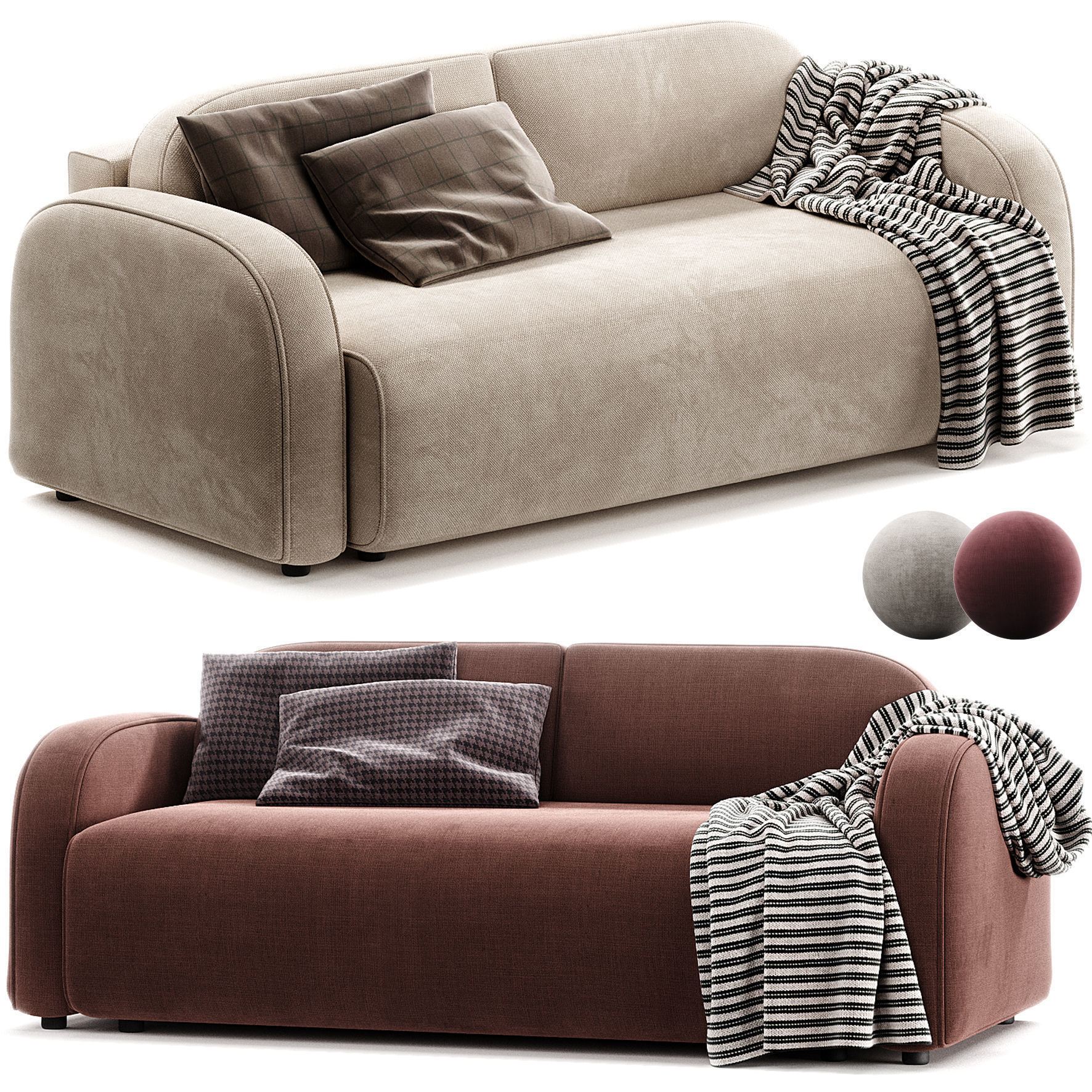 Claymar Sofa 3D model_3