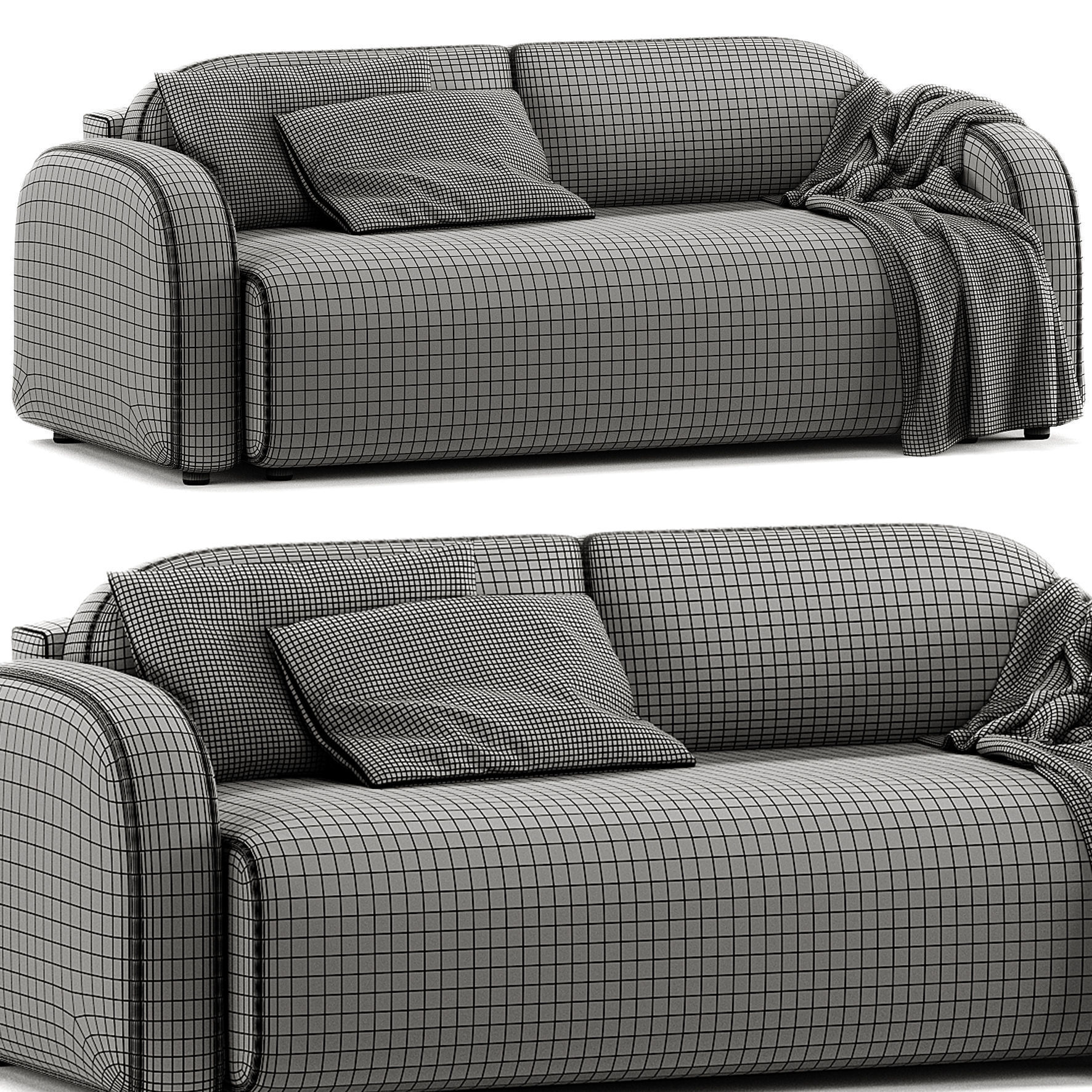 Claymar Sofa 3D model_5