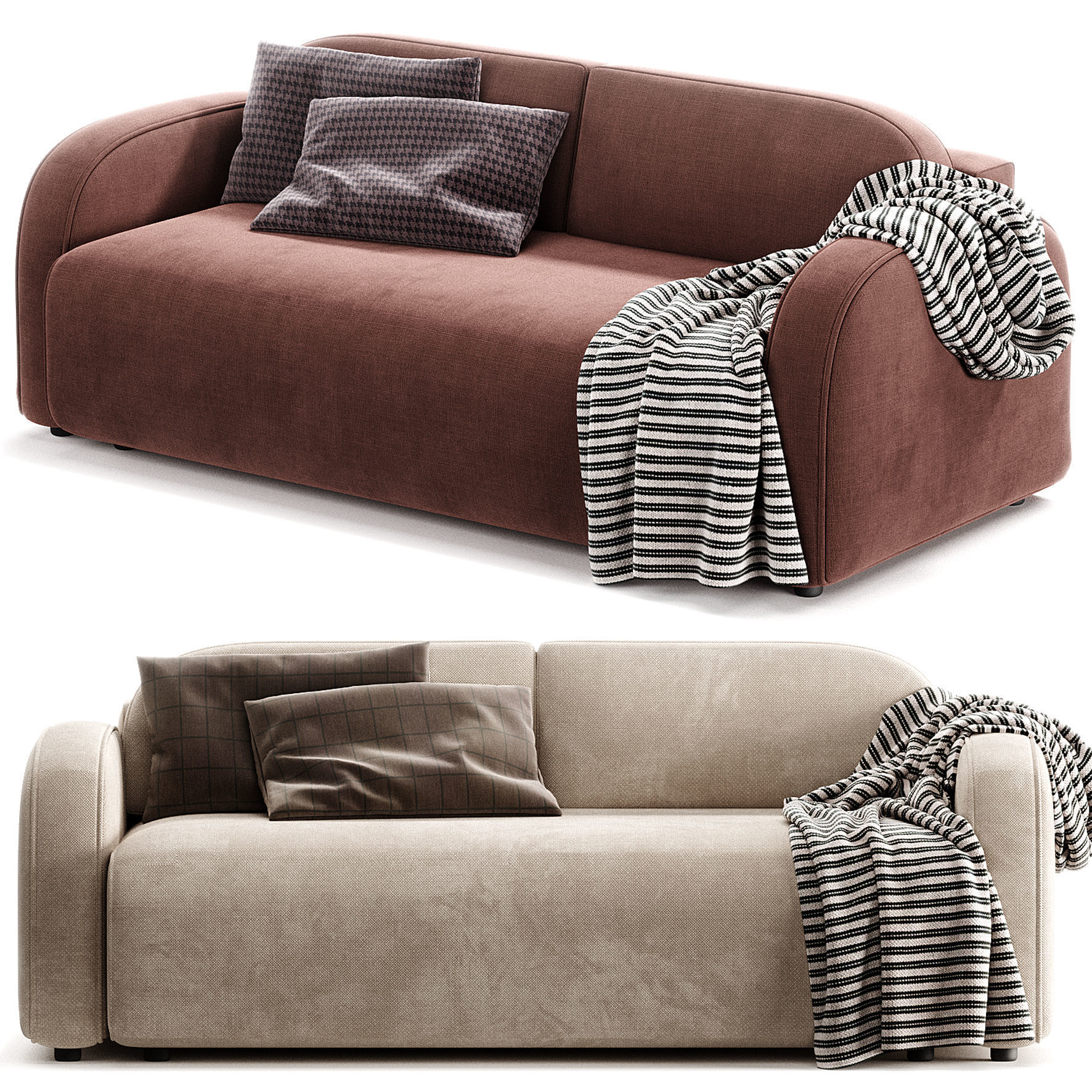 Claymar Sofa 3D model_4
