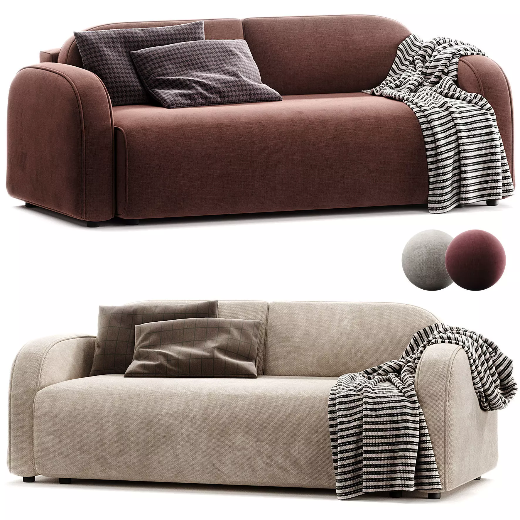 Claymar Sofa 3D model_0