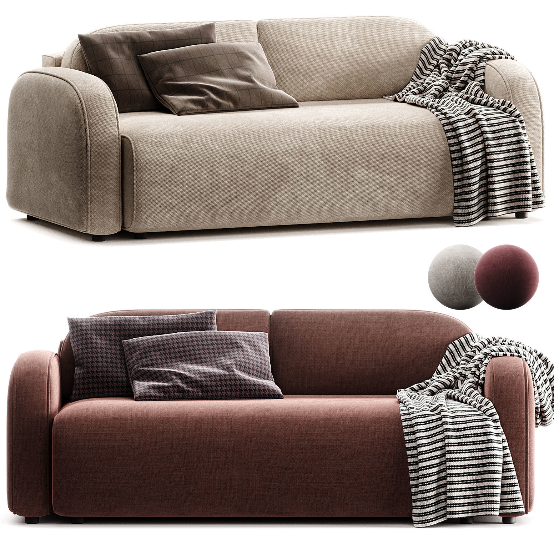 Claymar Sofa 3D model_1