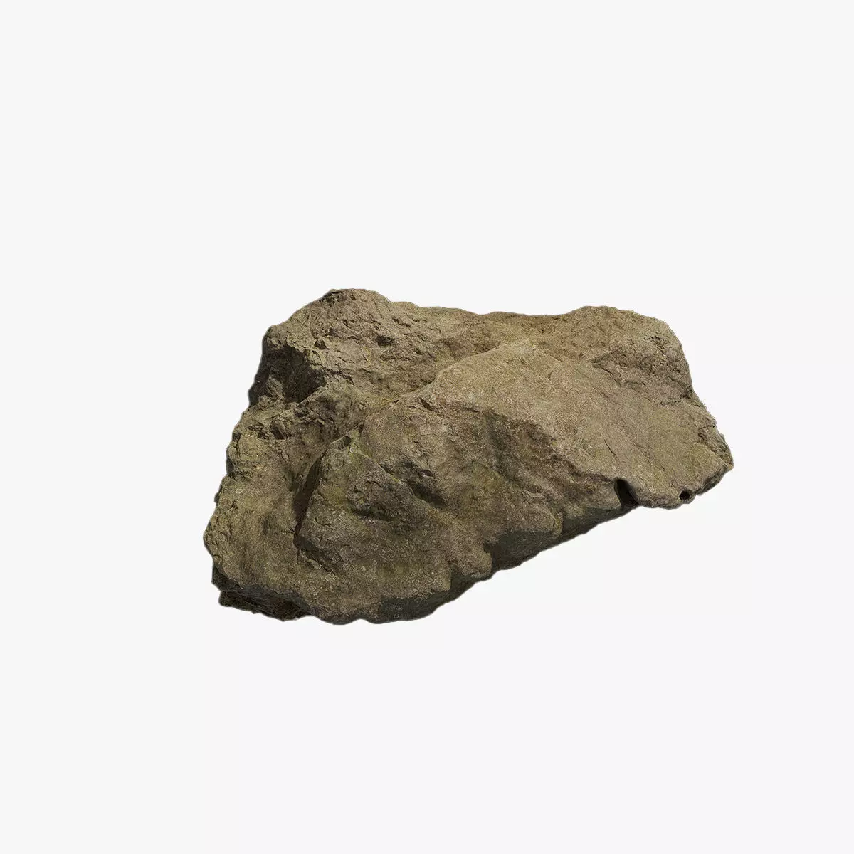 Anydrafts Mossy Rock 28 Low-poly 3D model_0