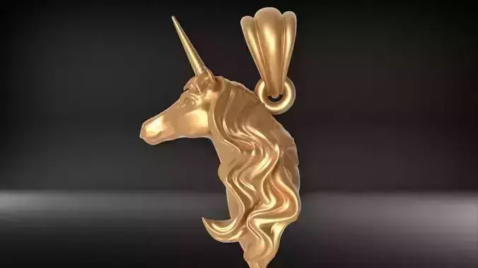 Unicorn pendant 