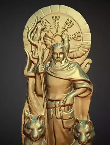 gods of asgard statue ODIN