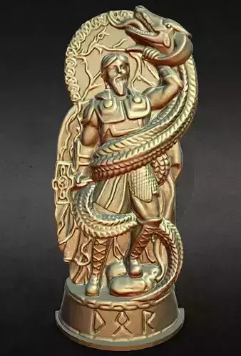 gods of asgard statue THOR1