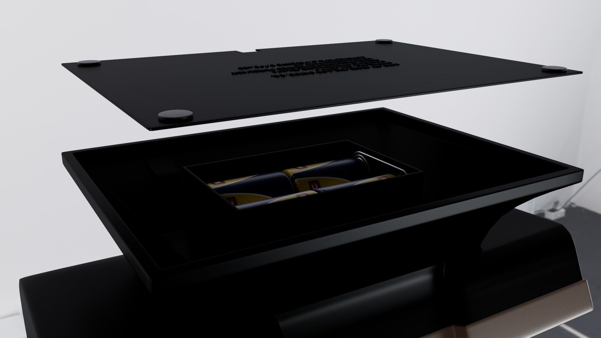Atari first video console Home Pong 3D model_3