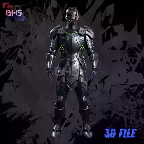 Absolute Doom Set Armor 3D STL File 3D print model