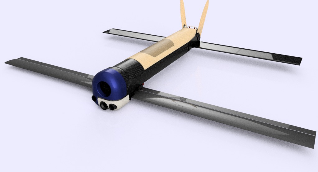 AeroVironment Switchblade300 Kamikaze Drone 3D print model_5