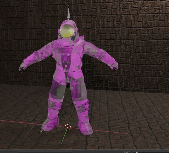 ASTRONAUT TOP Rigged SCi FI  Low-poly 3D model_4