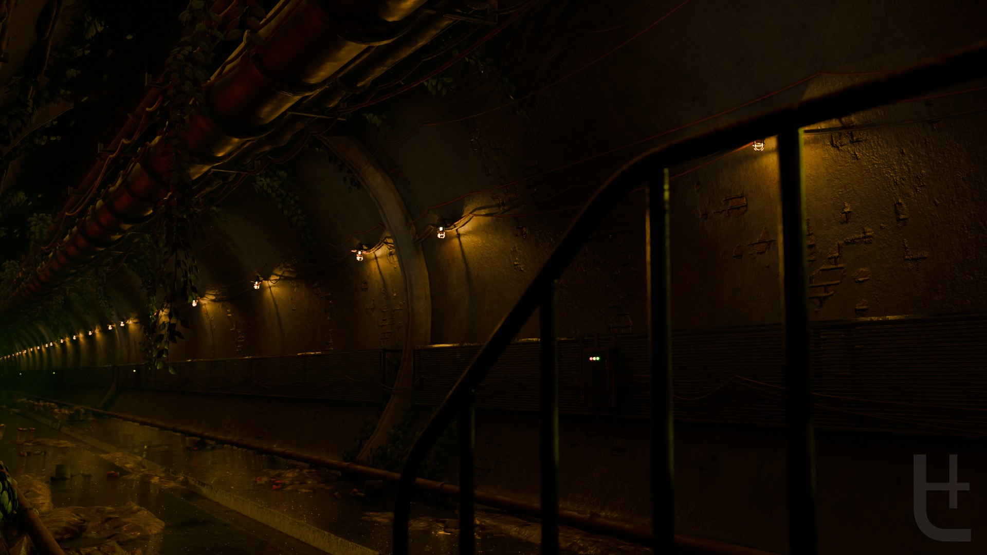 Underground Sewer Tunnel pack Low-poly 3D model_4