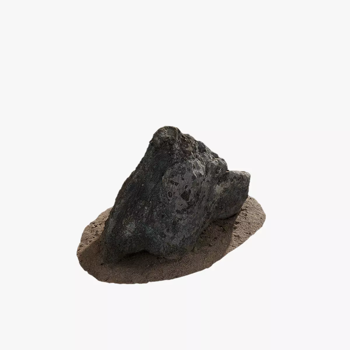 Anydrafts Mossy Rock 32 Low-poly 3D model_0