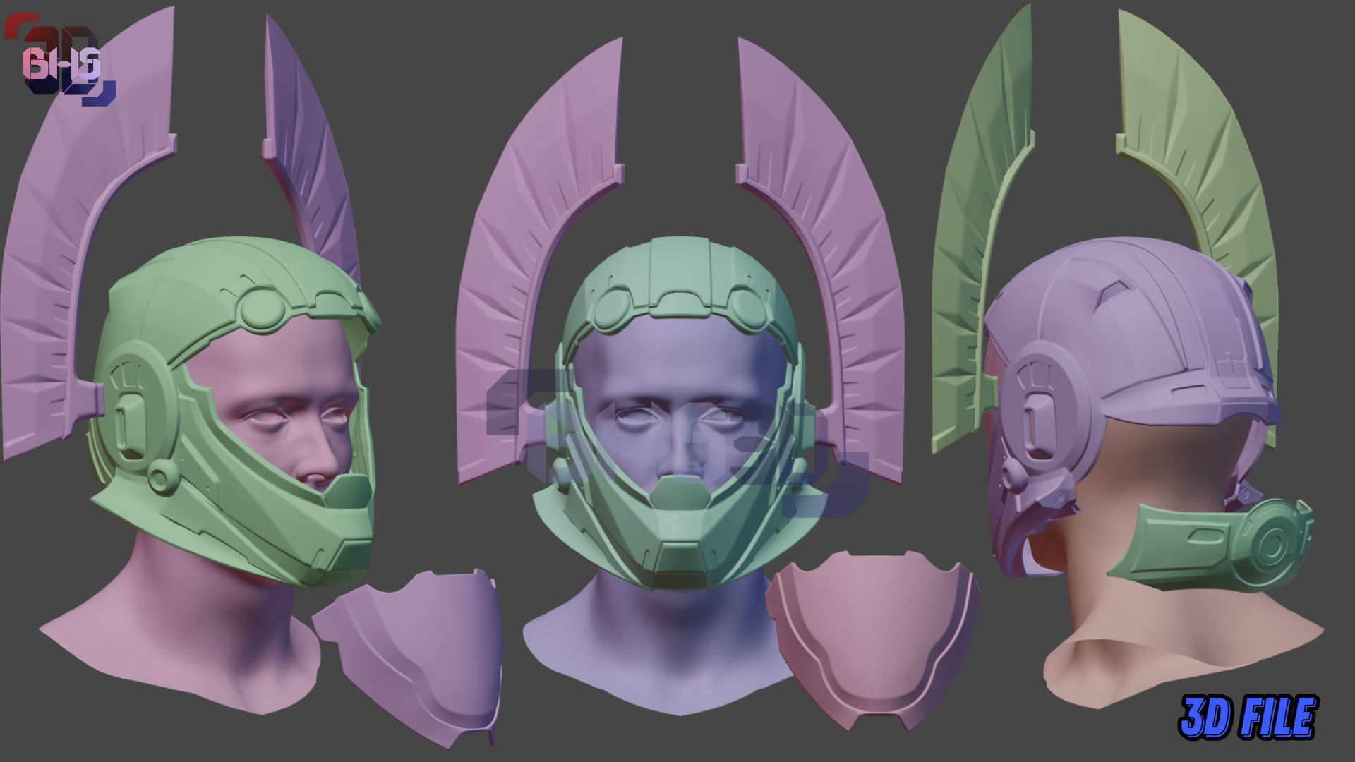 Helldiver 2 DP-53 SOTF Helmet 3D File Digital Download 3D print model_7