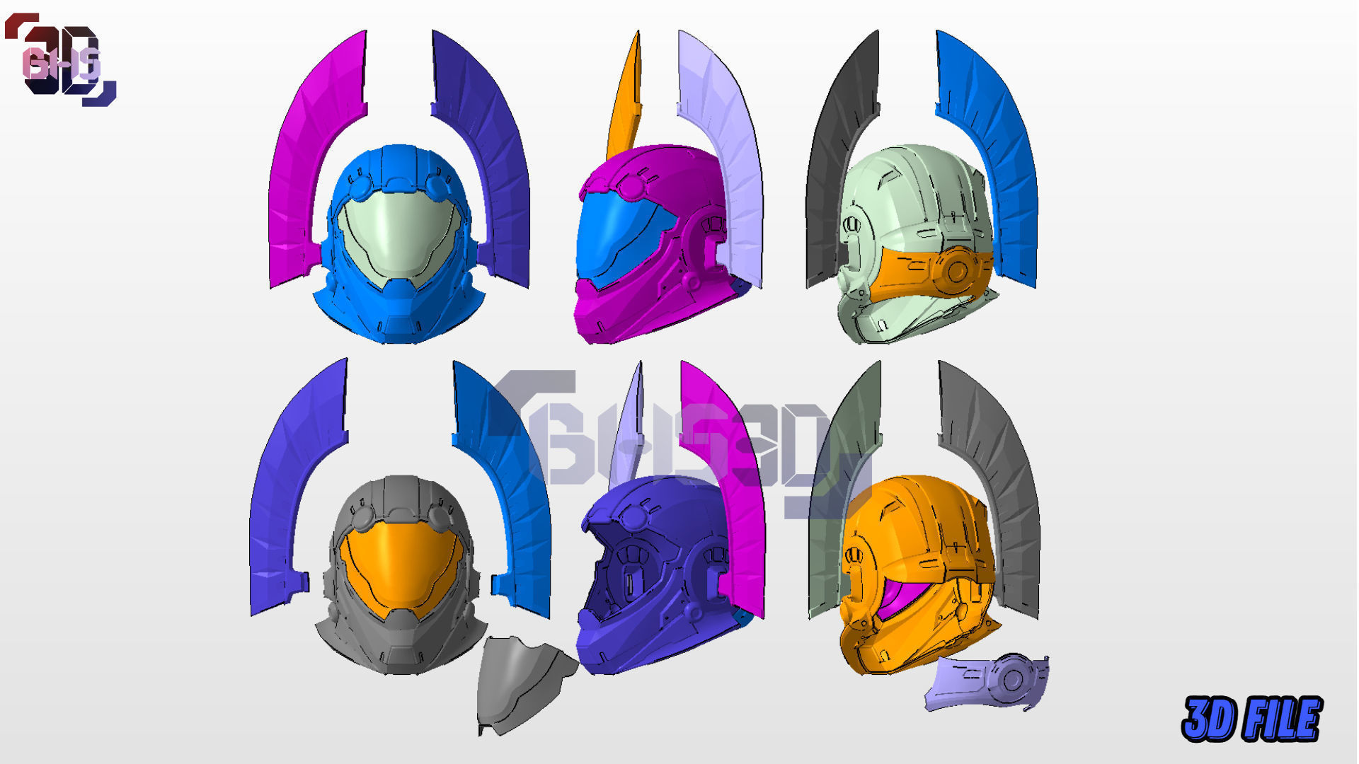 Helldiver 2 DP-53 SOTF Helmet 3D File Digital Download 3D print model_8