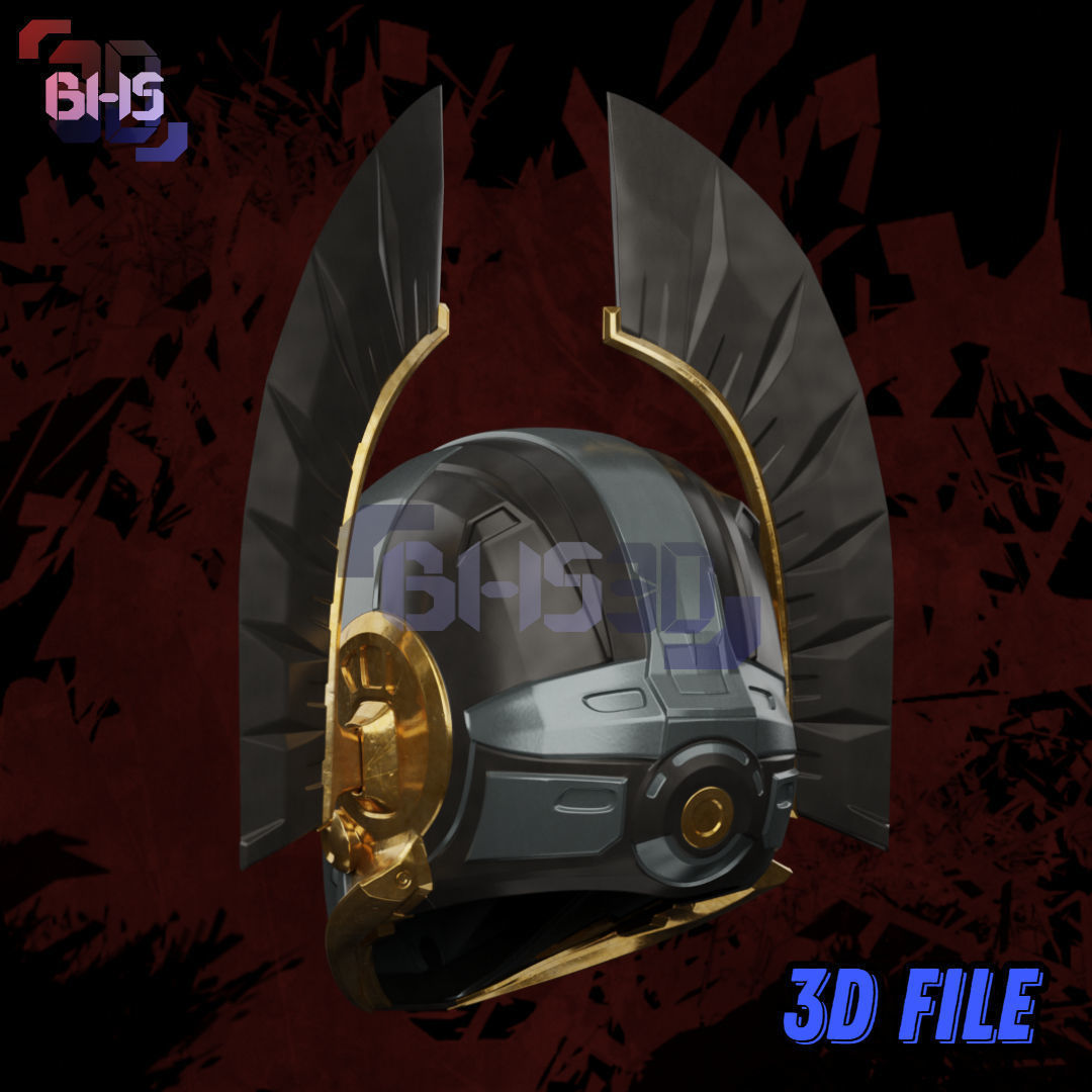 Helldiver 2 DP-53 SOTF Helmet 3D File Digital Download 3D print model_2