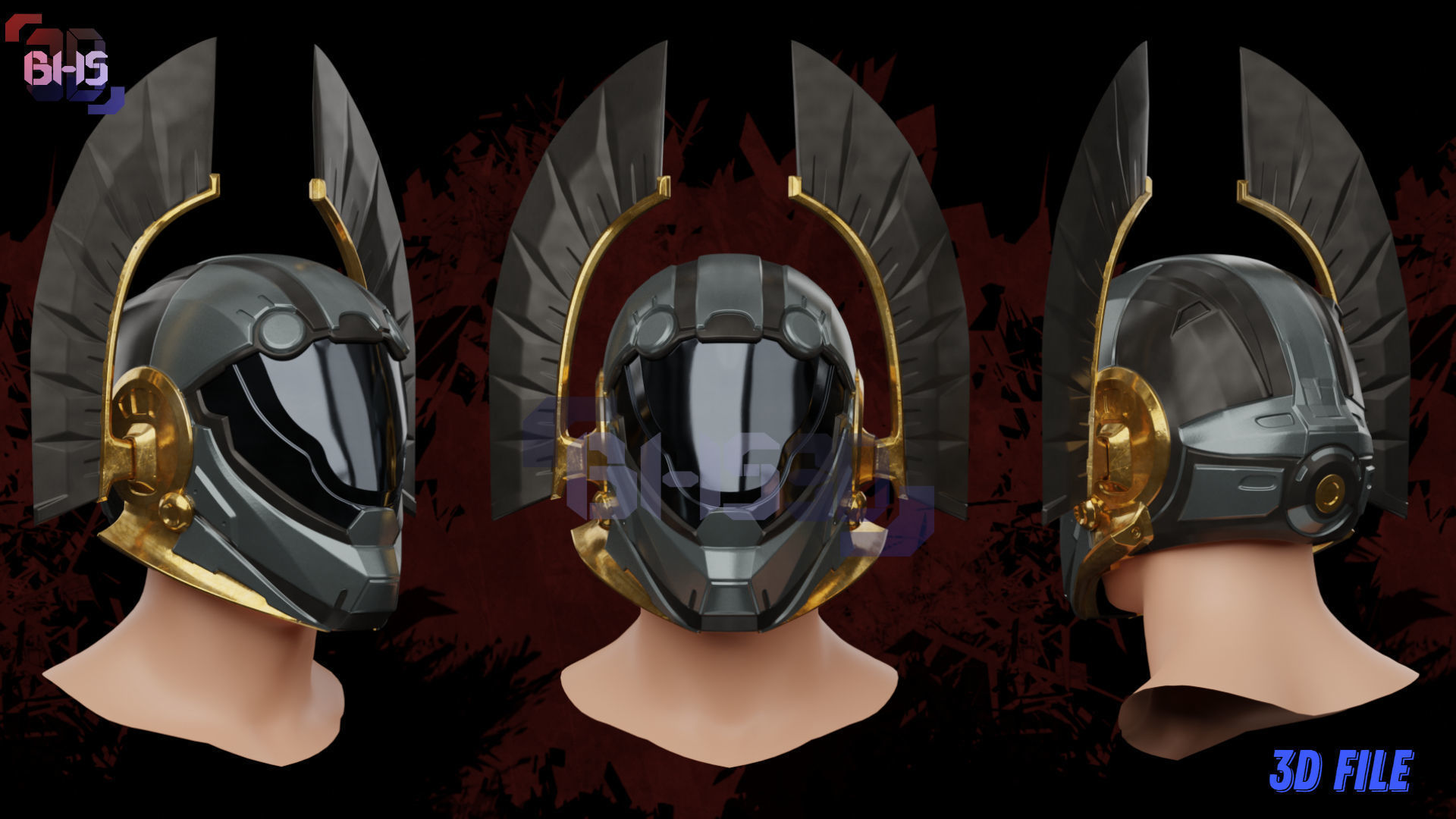 Helldiver 2 DP-53 SOTF Helmet 3D File Digital Download 3D print model_5