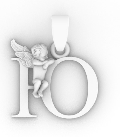 angels and the Russian alphabet 3D print model_37