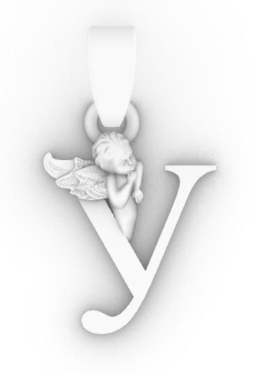angels and the Russian alphabet 3D print model_26