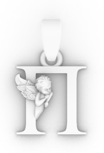 angels and the Russian alphabet 3D print model_22