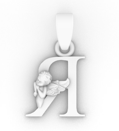 angels and the Russian alphabet 3D print model_38