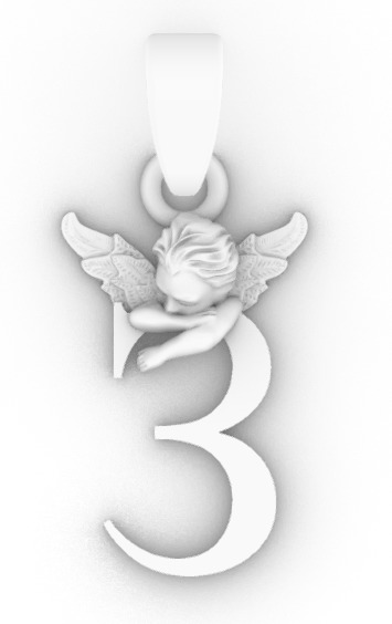 angels and the Russian alphabet 3D print model_14