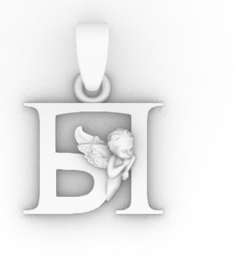 angels and the Russian alphabet 3D print model_34