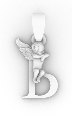 angels and the Russian alphabet 3D print model_35
