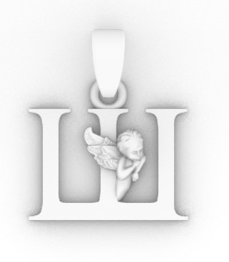 angels and the Russian alphabet 3D print model_31