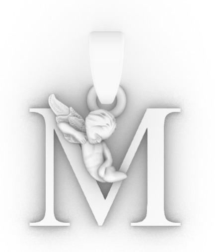 angels and the Russian alphabet 3D print model_19