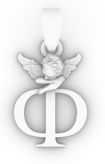 angels and the Russian alphabet 3D print model_27