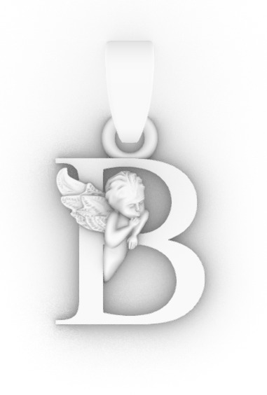 angels and the Russian alphabet 3D print model_8